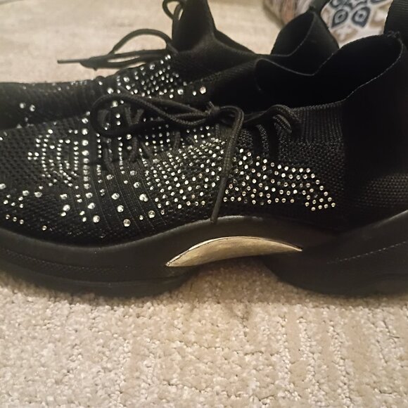 Yoki woman's rhinestone sneakers - Picture 1 of 7